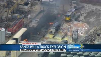 Santa Paula explosion on November 18th 2014